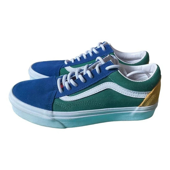 Vans Off The Wall Old Skool Womens Size 6.5 Mens 5 Multicolor Sneakers 500714 - Picture 4 of 12